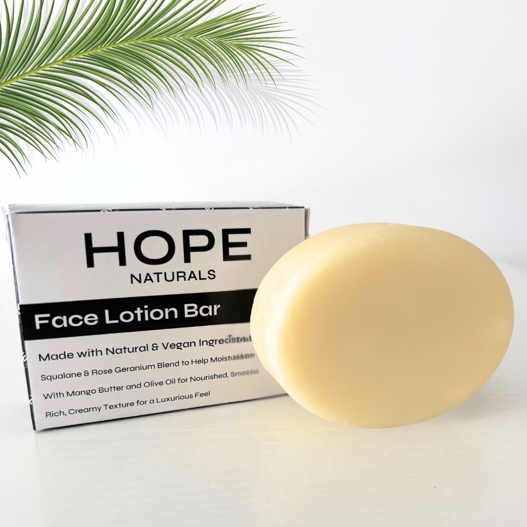 Face Moisturising Lotion Bar: Rose Geranium