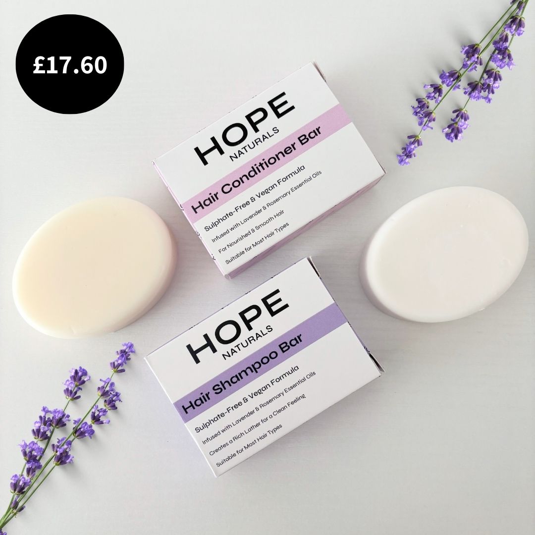 Hair Care Box – Eco-Friendly Subscription Box, 12% Off, Natural Shampoo & Conditioner Bar, Vegan, Sulphate-Free, Plastic-Free