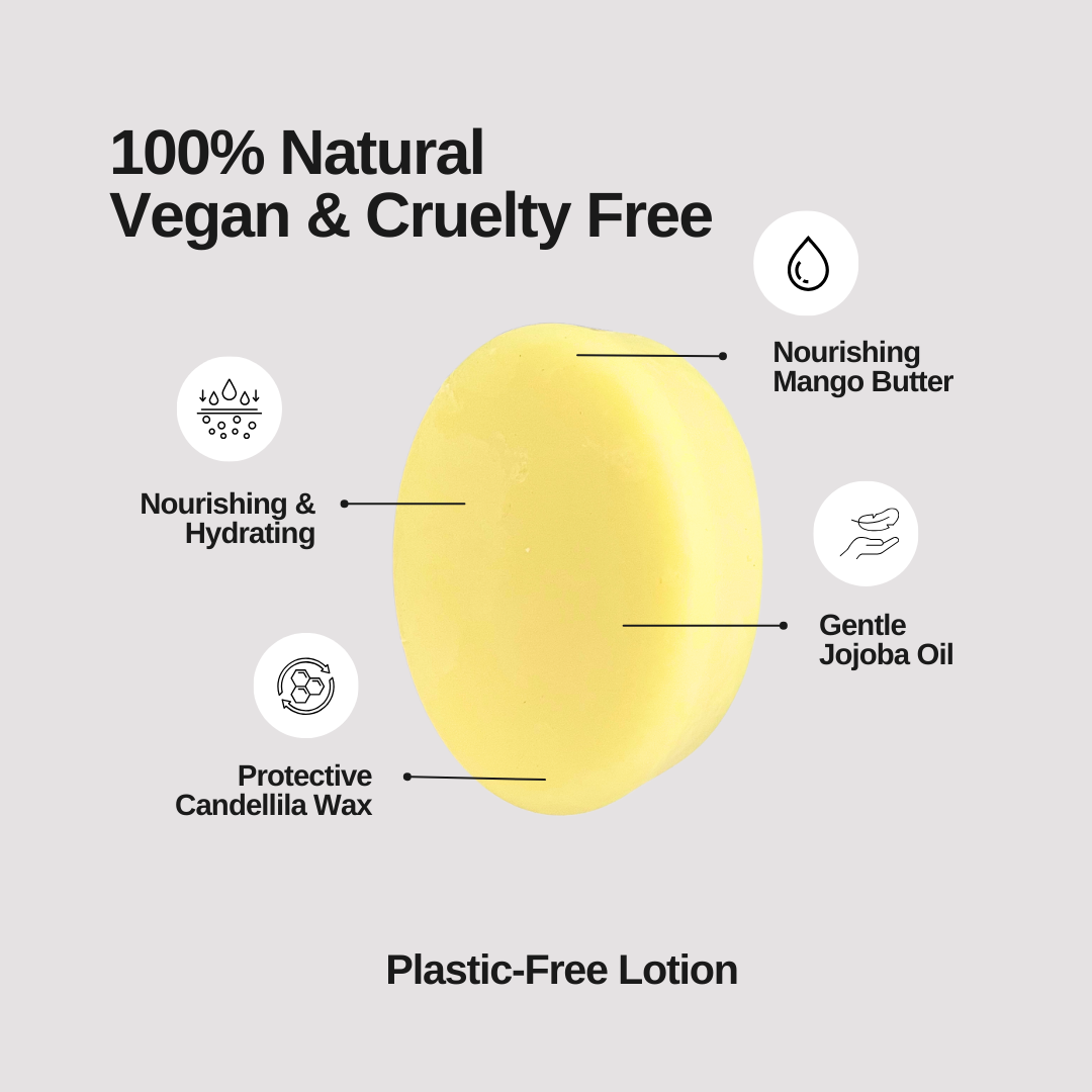 Face Moisturising Lotion Bar: Rose Geranium