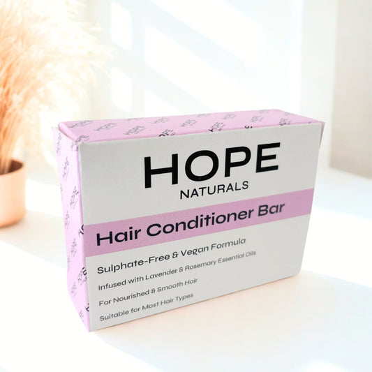 Hair Conditioner Bar: Lavender & Rosemary, Natural, Vegan, Sulphate-Free, Plastic-Free, Made in UK