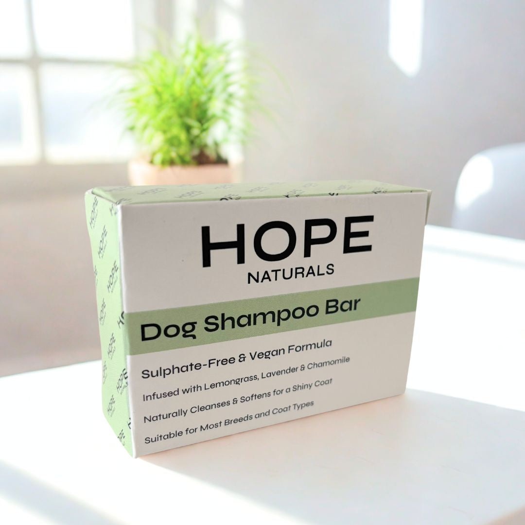 Dog Shampoo Bar: Lemongrass, Lavender & Chamomile, Vegan, Natural, Sulphate-Free, Plastic-Free, Made in the UK