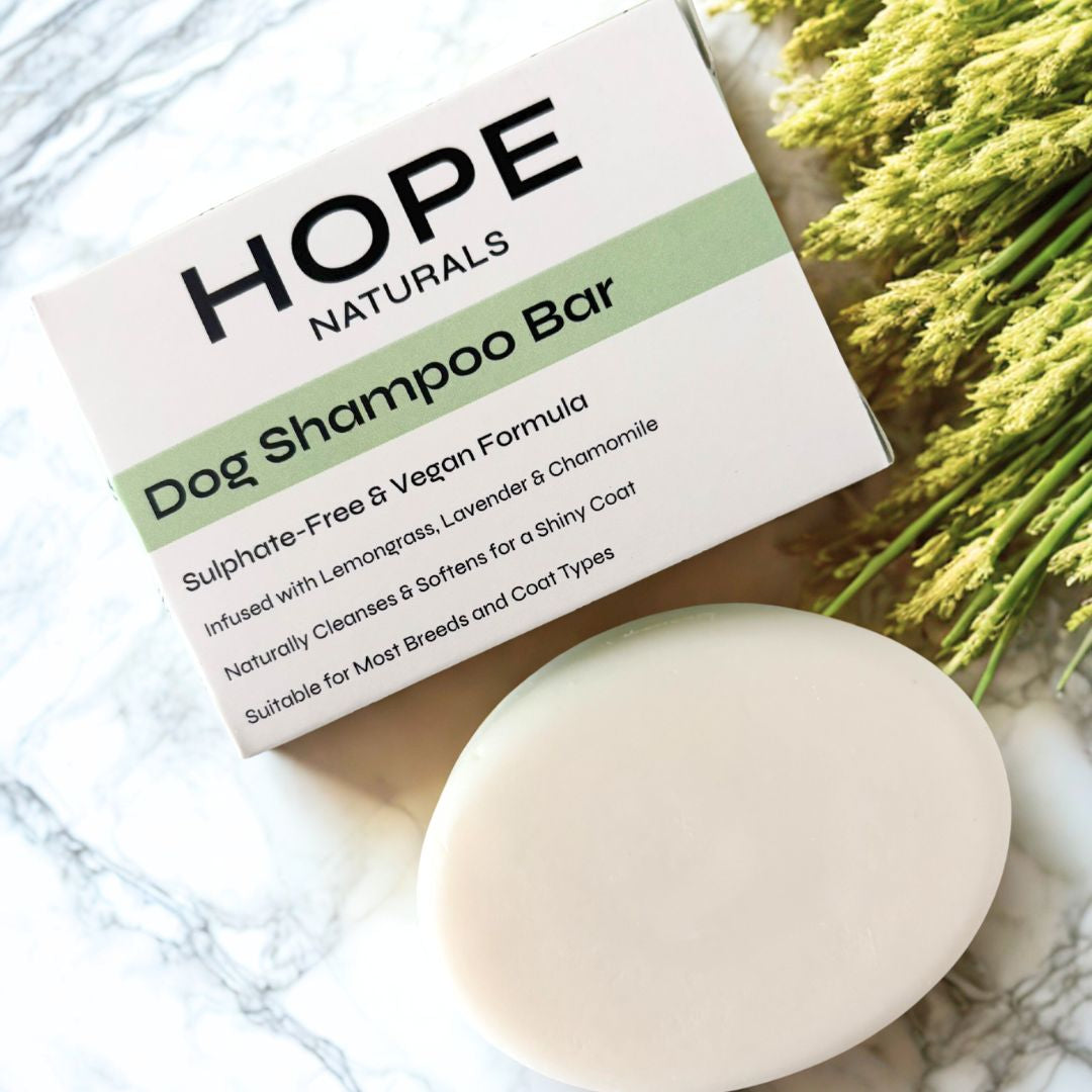 Dog Shampoo Bar: Lemongrass, Lavender & Chamomile, Vegan, Natural, Sulphate-Free, Plastic-Free, Made in the UK